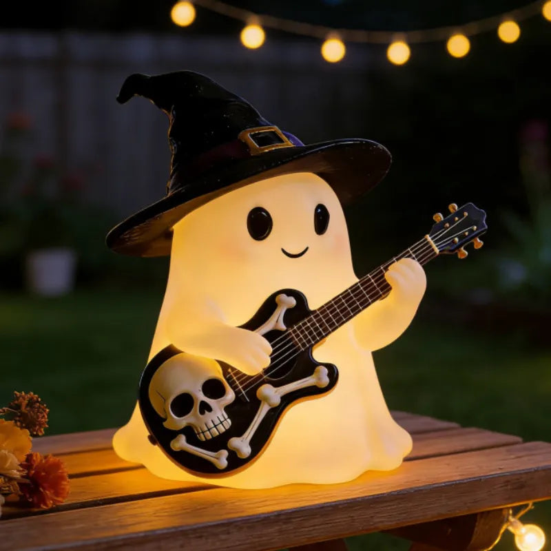 My Store NachtGeist Lampe 2026, small ghost-shaped light emitting warm glow, ideal for cozy ambient lighting.