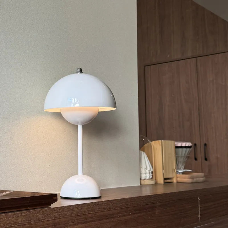Modern Scandinavian table lamp by My Store, featuring sleek design and warm lighting for stylish home decor.