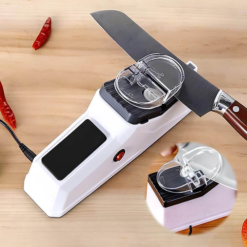 SharpEase™ kitchen knife sharpener from My Store for safe, effective sharpening of dull, blunt kitchen knives.